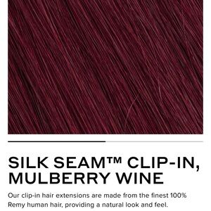 16” Bellami silk seam clip in extensions- real human hair